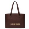 Borsa Love Moschino con logo oro