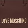 Borsa Love Moschino con logo oro