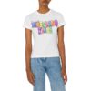 T-shirt Moschino Jeans in jersey colorful logo