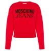Maglione Moschino Jeans in cotone logo jacquard