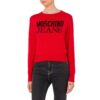 Maglione Moschino Jeans in cotone logo jacquard