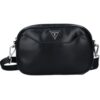 Pochette Guess con logo in metallo e manico a listino
