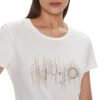 T-shirt Liu Jo con logo e strass
