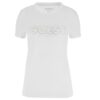T-shirt Guess stretch logo frontale con pizzo sangallo