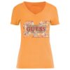 T-shirt Guess stretch logo fiori