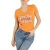 T-shirt Guess stretch logo fiori