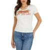 T-shirt Guess stretch logo fiori