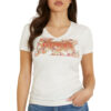T-shirt Guess stretch logo fiori
