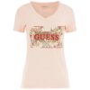 T-shirt Guess stretch logo fiori