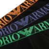 Slip 3 pack Emporio Armani in cotone organico shiny logoband ASV