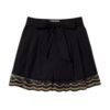 Shorts Twinset Actitude in popeline con pizzo bicolore