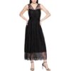 Abito Twinset Milano lungo in pizzo chantilly