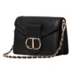 Borsa Twinset tracolla con logo oval t in metallo