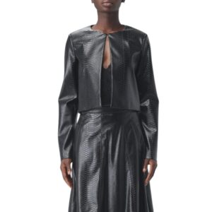 Giubbino Twinset in pelle