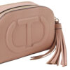 Borsa a tracolla piccola con Oval T e nappa