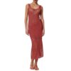 Abito Twinset Milano longuette in maglia traforata