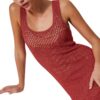 Abito Twinset Milano longuette in maglia traforata