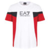 T-shirt EA7 girocollo summer block in cotone
