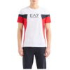 T-shirt EA7 girocollo summer block in cotone