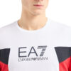 T-shirt EA7 girocollo summer block in cotone