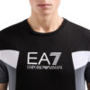T-shirt EA7 girocollo summer block in cotone