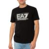 T-shirt EA7 logo forntale