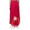 Gonna Twinset lunga in georgette e tulle plissé