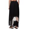 Gonna Twinset lunga in georgette e tulle plissé