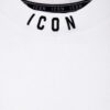 T-shirt Icon con logo su colletto