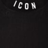 T-shirt Icon con logo su colletto