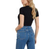 T-shirt Guess logo con fiori
