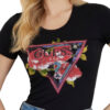 T-shirt Guess logo con fiori