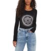 Maglia Guess stretch con strass