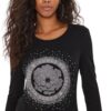 Maglia Guess stretch con strass