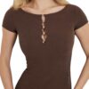 Abito Guess midi in maglia a costine
