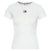 T-shirt Tommy Jeans slim badge rib tee