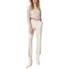 Pantaloni Twinset con cinturino in vita a t ovale e piega