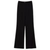 Pantaloni Twinset straight leg con cinturino oval t