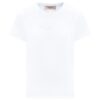 T-shirt Twinset in cotone logo centrale