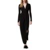 Abito Twinset Milano lungo in jersey con drappeggio