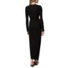 Abito Twinset Milano lungo in jersey con drappeggio
