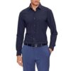 Camicia Hugo Boss slim fit in jersey elasticizzato