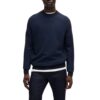 Maglione Hugo Boss regular fit in misto cotone bicolore