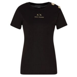 T-shirt Armani Exchange con logo a contrasto