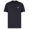 T-shirt EA7 girocollo premium shield in misto viscosa stretch