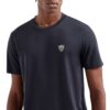 T-shirt EA7 girocollo premium shield in misto viscosa stretch