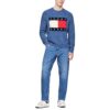 Maglione Tommy Jeans con lana e distintivo newsprint melange