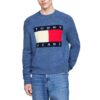Maglione Tommy Jeans con lana e distintivo newsprint melange