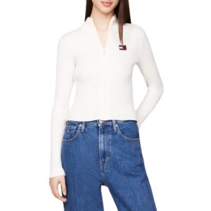 Felpa Tommy Jeans tjm zip thru badge