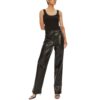 Pantaloni Calvin Klein Jeans in similpelle